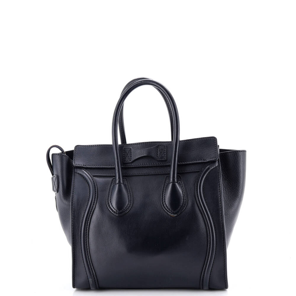 Celine Luggage Bag Grainy Leather Micro #229532C14B - Picture 3 of 7